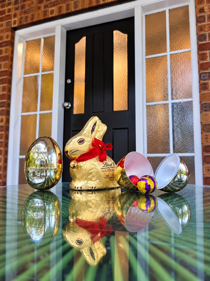 Easter decorations at Portree Cottage