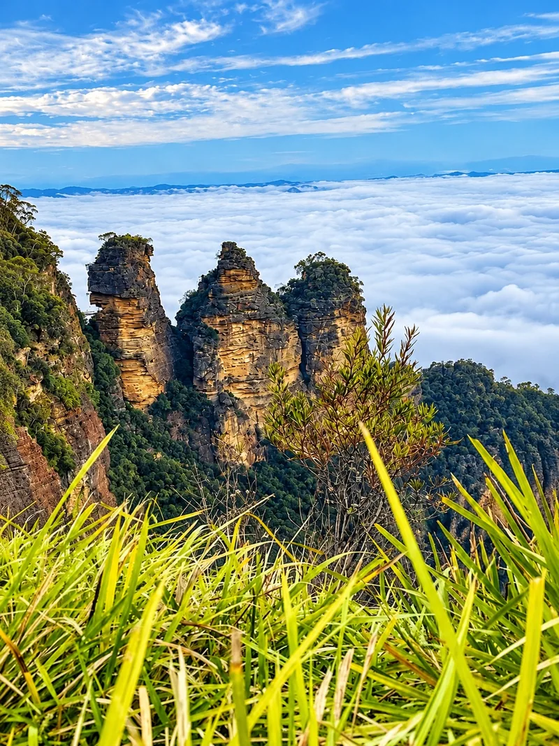 The iconic Three Sisters at Katoomba