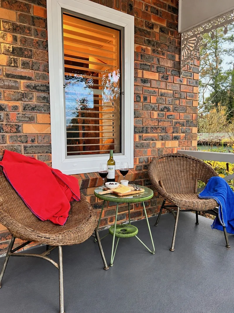 A second outdoor seating area to enjoy the garden