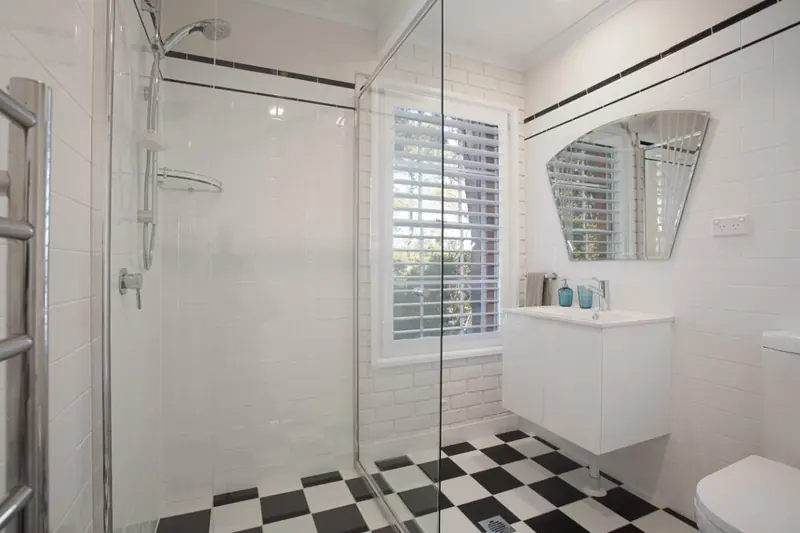 Shared family bathroom